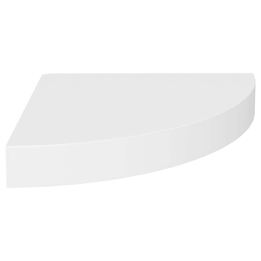 

vidaXL Hoekschappen zwevend 4 st 25x25x3,8 cm MDF wit