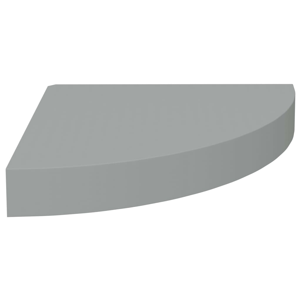 

vidaXL Hoekschappen zwevend 4 st 25x25x3,8 cm MDF grijs