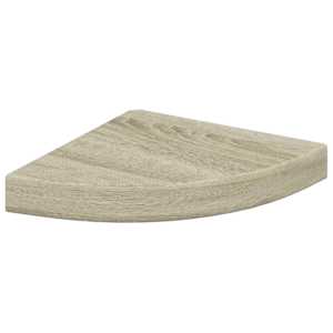 vidaXL nurgariiul, tamm, 25 x 25 x 3,8 cm MDF