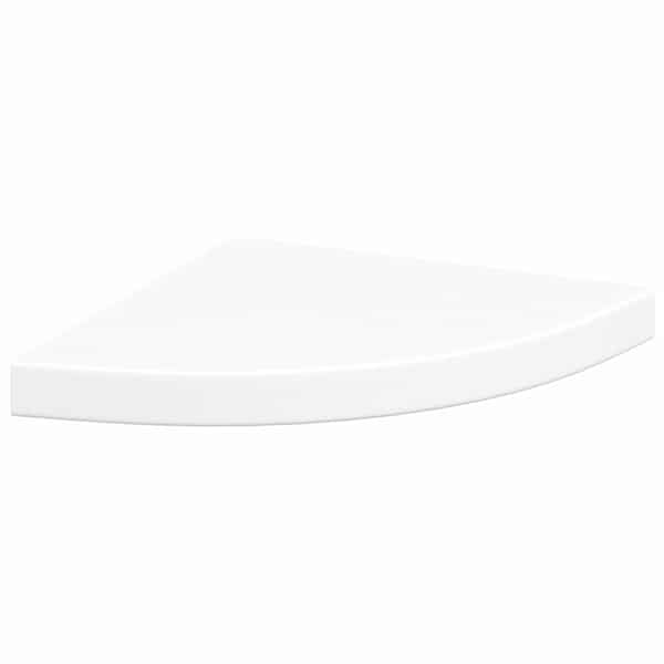 vidaXL ujuv nurgariiul, valge, 35 x 35 x 3,8 cm, MDF