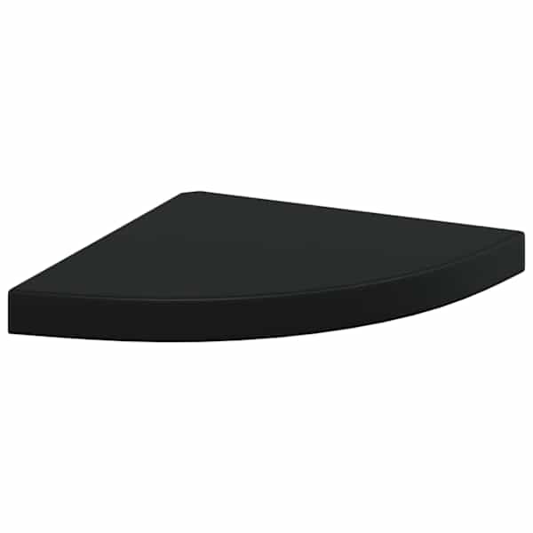 vidaXL nurgariiul, must, 35 x 35 x 3,8 cm MDF