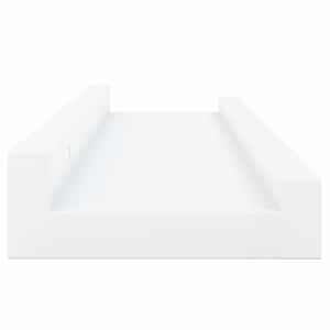 Poličky na zarámované obrázky 2 ks bílé 40 x 9 x 3 cm MDF - obrázek 8