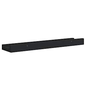 Poličky na zarámované obrázky 2 ks černé 40 x 9 x 3 cm MDF - obrázek 8