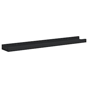 Poličky na zarámované obrázky 2 ks černé 60 x 9 x 3 cm MDF - obrázek 6
