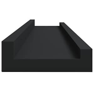 Poličky na zarámované obrázky 2 ks černé 60 x 9 x 3 cm MDF - obrázek 7