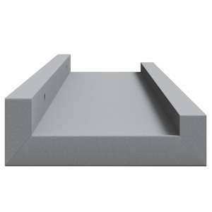 Poličky na zarámované obrázky 2 ks šedé 40 x 9 x 3 cm MDF - obrázek 7