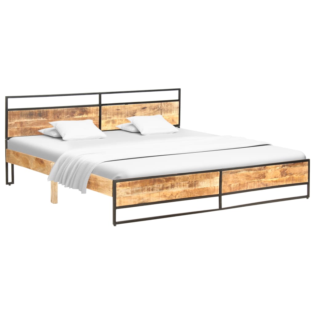 

vidaXL Bedframe massief mangohout en grenenhout 180x200 cm