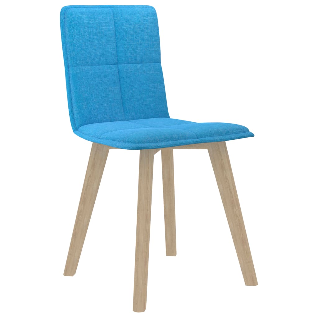 

vidaXL Eetkamerstoelen 6 st blauw