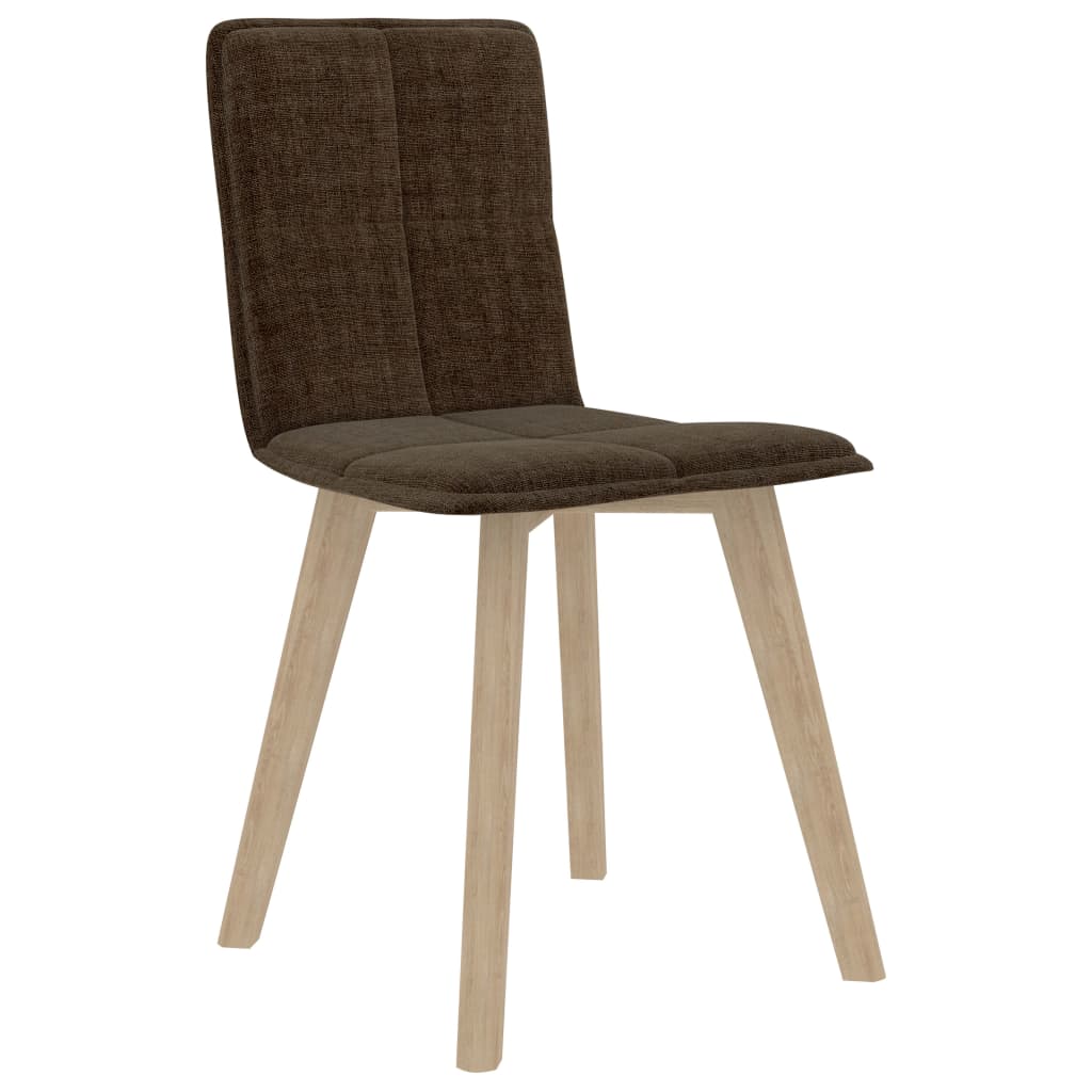 

vidaXL Eetkamerstoelen 6 st taupe