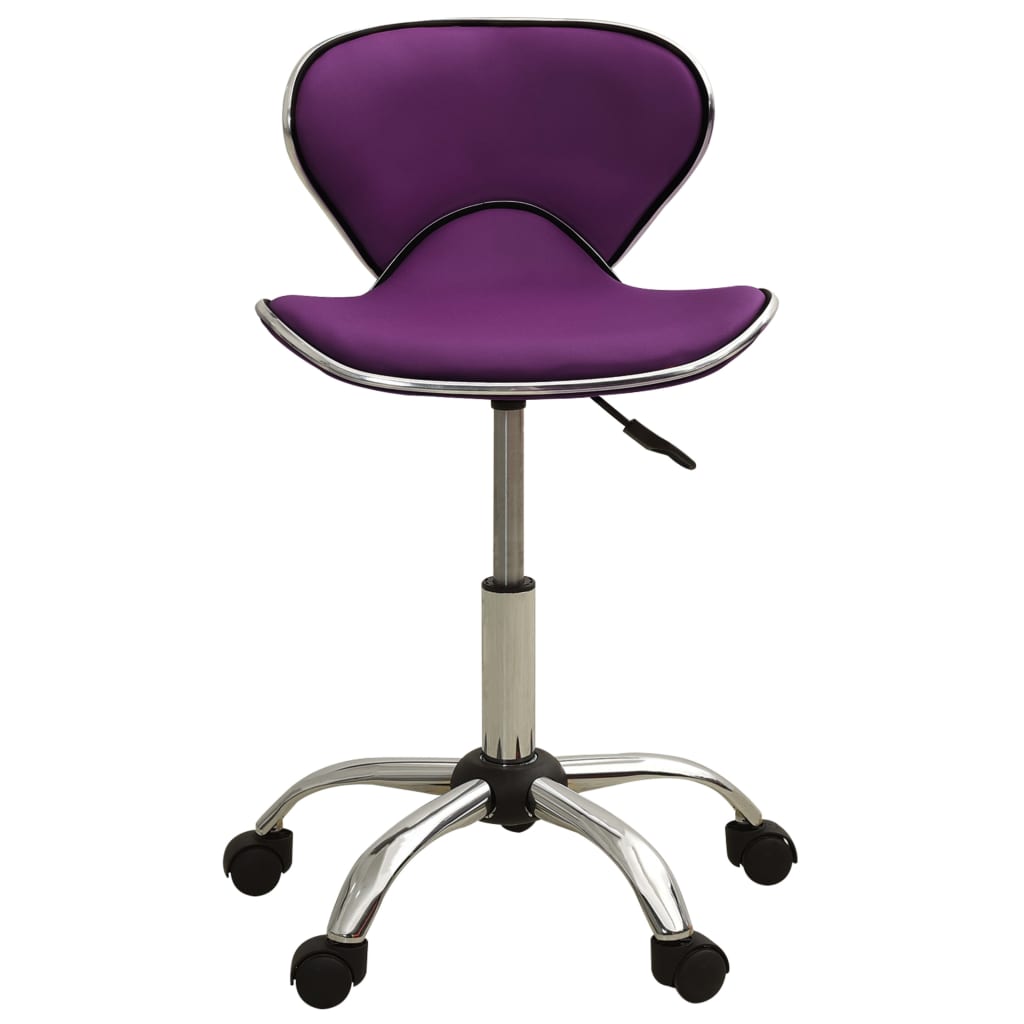 vidaXL Tabouret de salon et spa Violet Similicuir