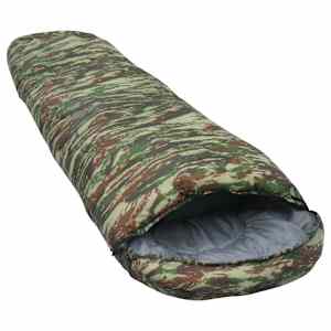 vidaXL Miegmaišis, kamufliažinis, -5℃, 2000g