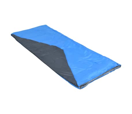 vidaXL Leichter Umschlag-Schlafsack Blau 1100g 10°C