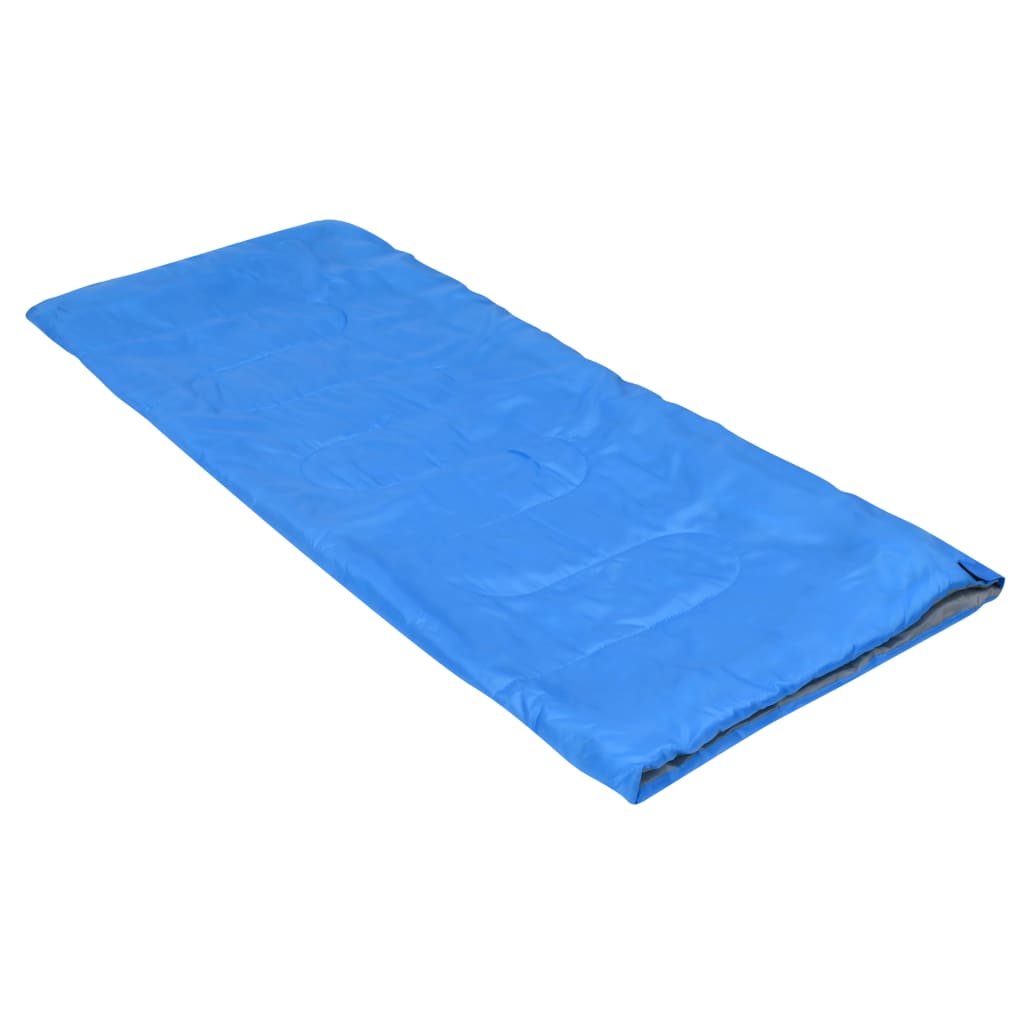 

vidaXL Kinderslaapzak envelop lichtgewicht 15 ℃ 670 g blauw