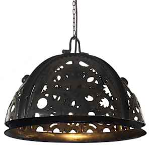 vidaXL t&ouml;&ouml;stuslik laelamp rattaketi disainiga, 45 cm, E27