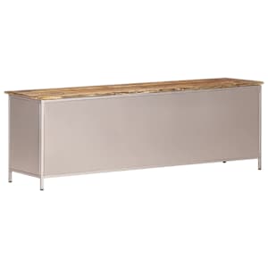 TV stolek 120 x 30 x 40 cm hrubé mangovníkové dřevo - obrázek 4