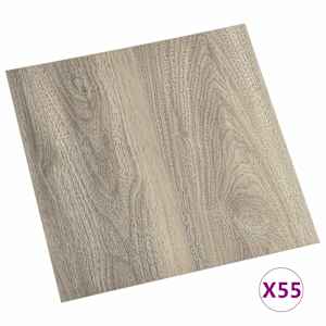 Podlahová prkna 5,11 m² 55 pcs PVC Dřevěná barva - obrázek 3