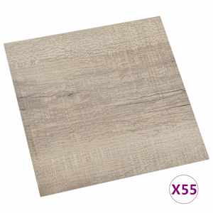 Podlahová prkna 55 pcs Taupe 5,11 m² PVC - obrázek 3