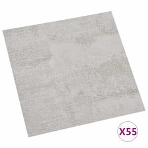 Podlahová prkna 5,11 m² 55 pcs PVC Šedá a světle šedá - obrázek 3