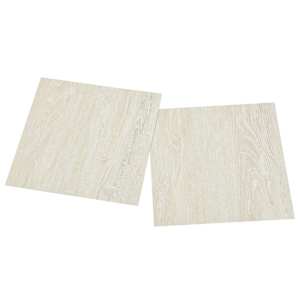 Podlahová prkna 5,11 m² 55 pcs PVC Krémově bílá - obrázek 4