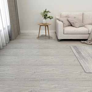 Podlahová prkna 5,11 m² 55 pcs PVC Šedá a dřevo - obrázek 1