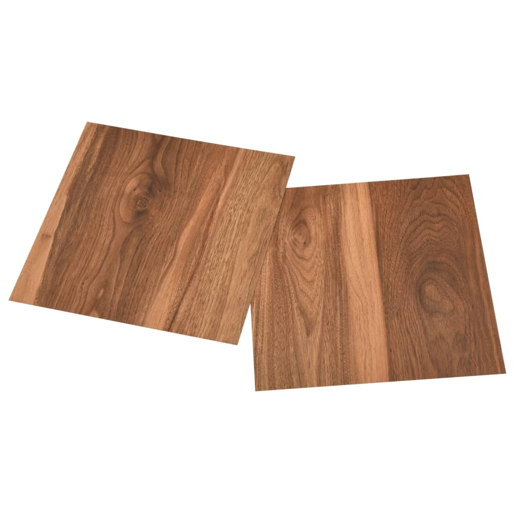vidaXL Vloerplanken zelfklevend 55 st 5,11 m² PVC bruin afbeelding