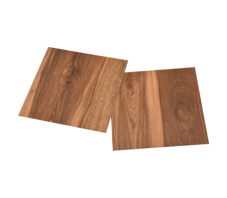 vidaXL Δάπεδο Αυτοκόλλητο Καφέ 55 τεμ. 5,11 μ² από PVC