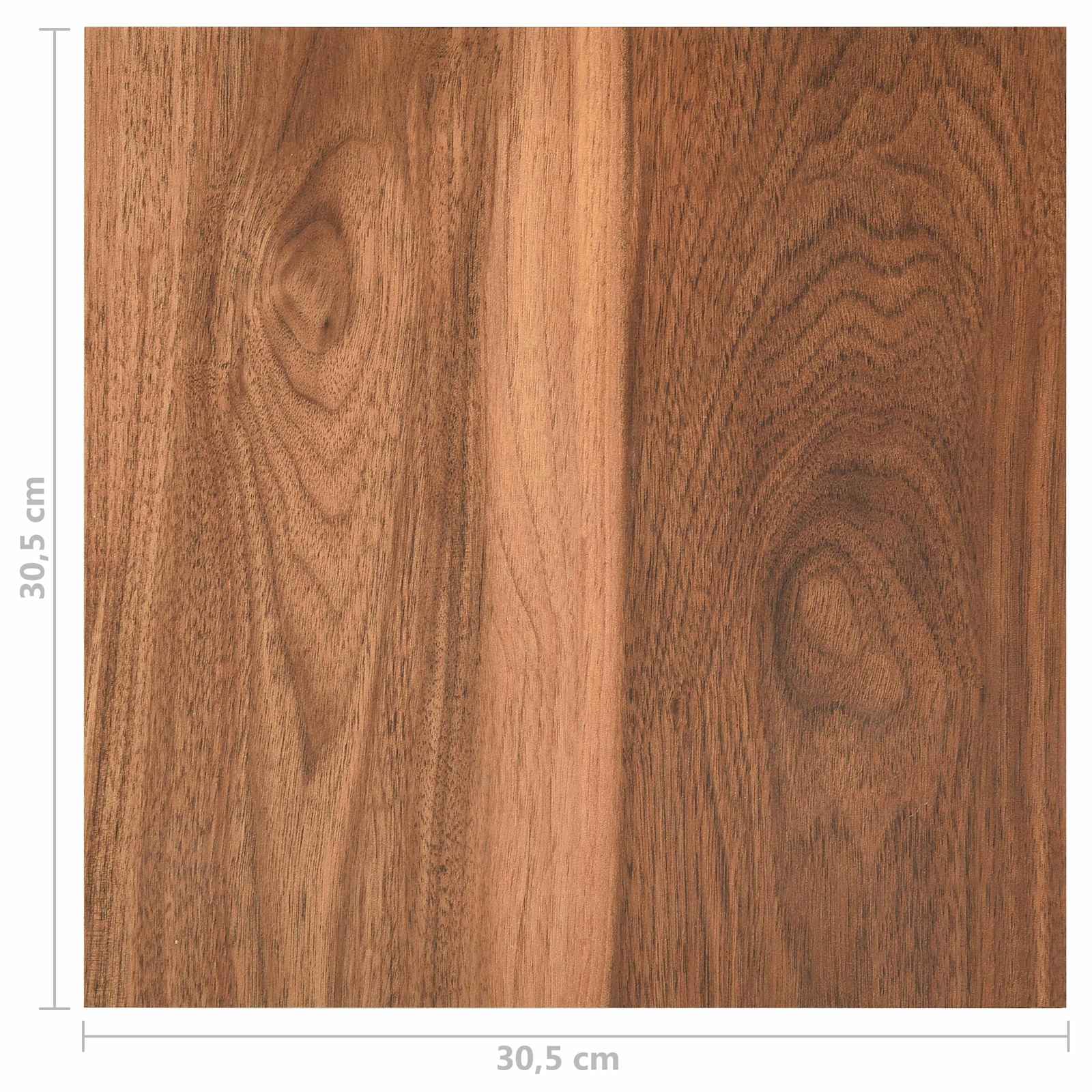 Podlahová prkna 5,11 m² 55 pcs PVC Tmavé dřevo - obrázek 11