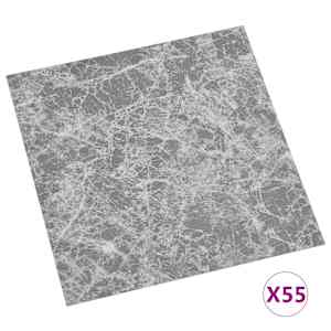 Podlahová prkna 5,11 m² 55 pcs PVC Šedá - obrázek 3