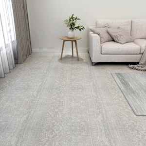 Podlahová prkna 5,11 m² 55 pcs PVC Bílá a dřevo - obrázek 1