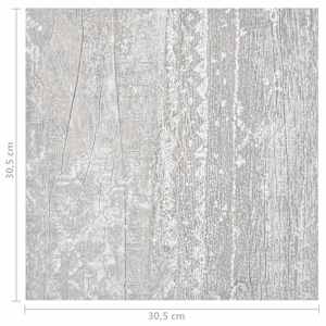 Podlahová prkna 5,11 m² 55 pcs PVC Světle šedá a bílá - obrázek 11