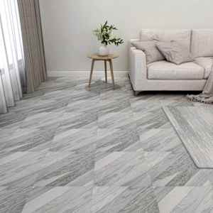 Podlahová prkna 55 pcs Šedý 5,11 m² PVC - obrázek 1
