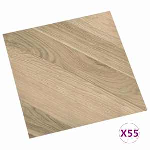 Podlahová prkna 55 pcs Hnědá 5,11 m² PVC - obrázek 3