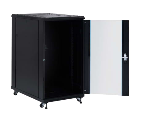 vidaXL Καμπίνα Δικτύου με Περιστ. Πόδια 22U 19" IP20 1050x600x1170 χιλ