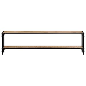 TV stolek 150 x 30 x 40 cm masivní mangovníkové dřevo - obrázek 2