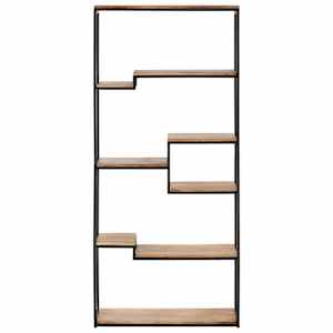 vidaXL Knygų spinta, 80x30x180cm, akacijos medienos masyvas