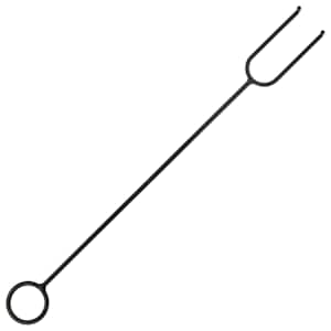 Ohniště s pohrabáčem 62 cm XXL ocel - obrázek 7