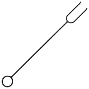 Rustikální přenosné ohniště s pohrabáčem 64 cm XXL ocel - obrázek 7