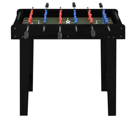vidaXL Mini miza za namizni nogomet 69x37x62 cm črna