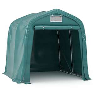 vidaXL telk-garaaž, PVC 1,6 x 2,4 m roheline