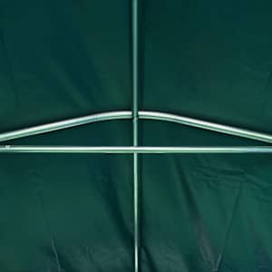 Plachtová garáž PVC 2,4 x 3,6 m zelená - obrázek 7