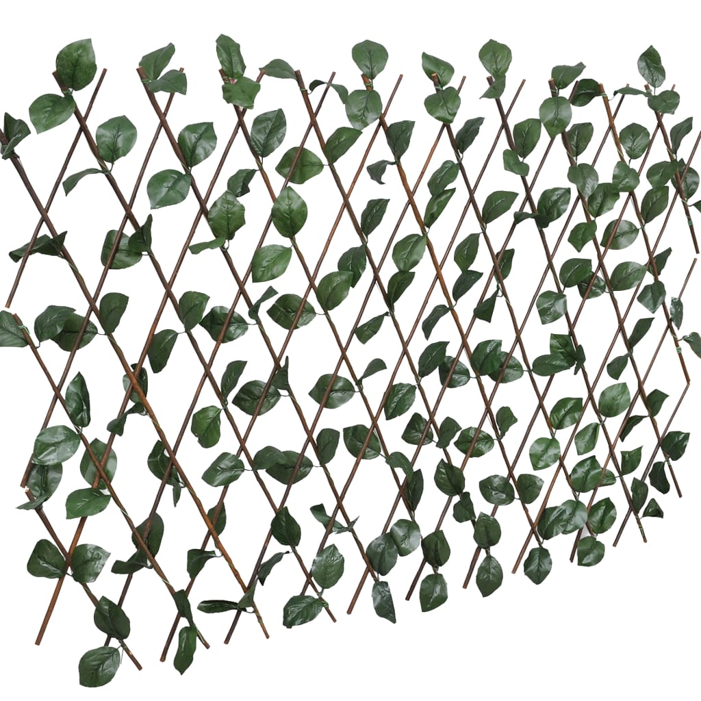 Weidenzaun-Rankgitter 5 Stk. mit künstlichen Blättern 180x60 cm | Stepinfit.de