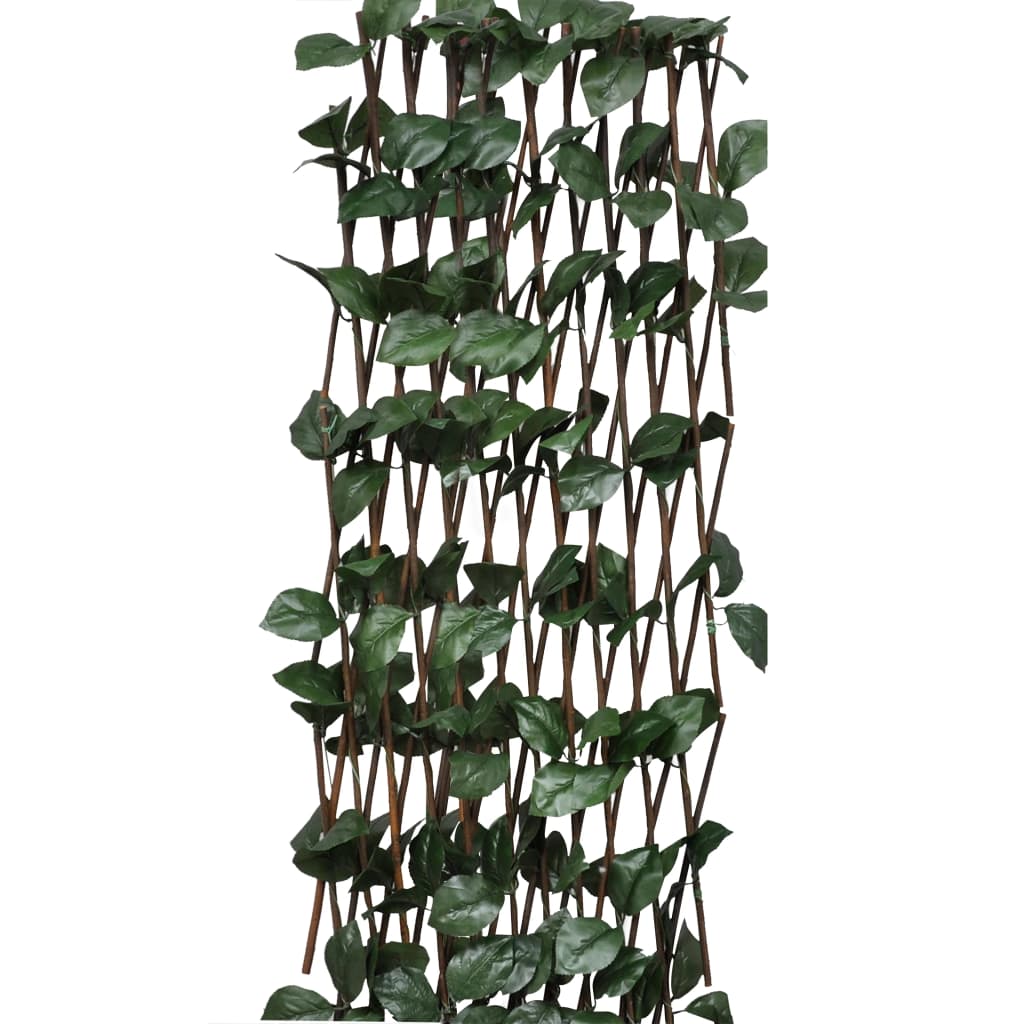 Weidenzaun-Rankgitter 5 Stk. mit künstlichen Blättern 180x60 cm | Stepinfit.de