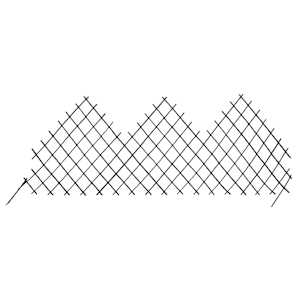 vidaXL Cl&ocirc;tures en treillis de jardin 5 pcs 170x75 cm Saule
