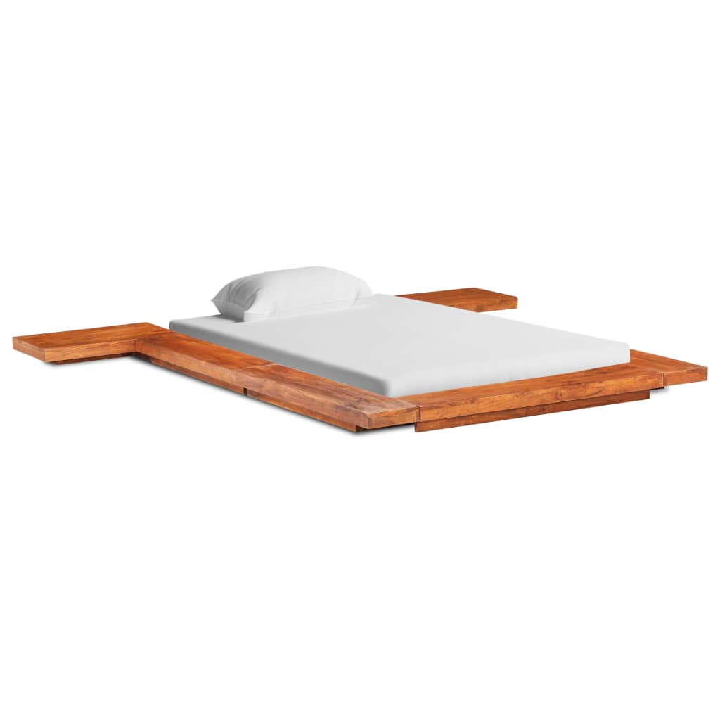 vidaXL Cadru pat futon, stil japonez, 100 x 200 cm, lemn masiv acacia 100