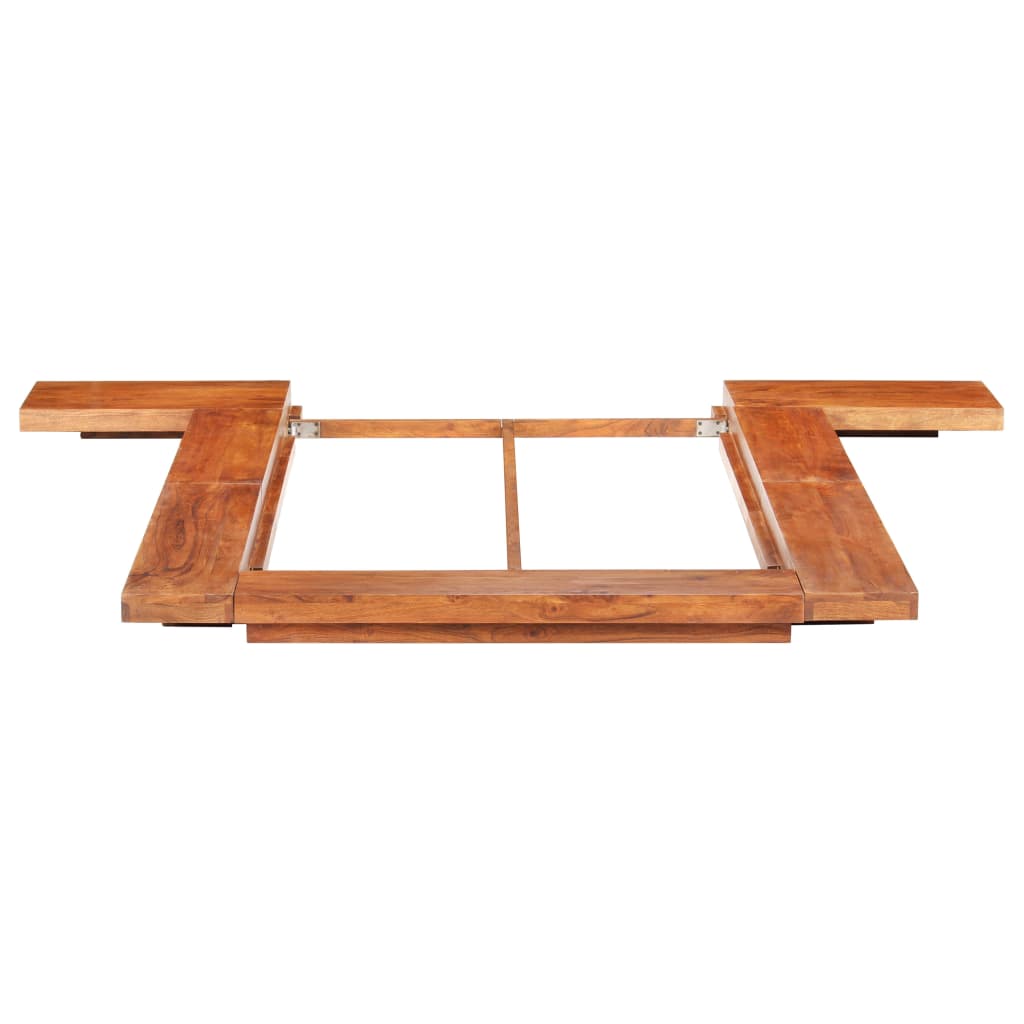 Japanese Futon Bed Frame Solid Acacia Wood 120×200 cm – Home and Garden .