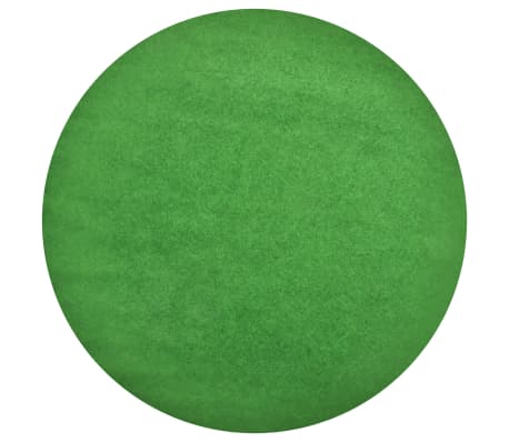 vidaXL Keinonurmi nastoilla halkaisija 95 cm vihre&auml; py&ouml;re&auml;