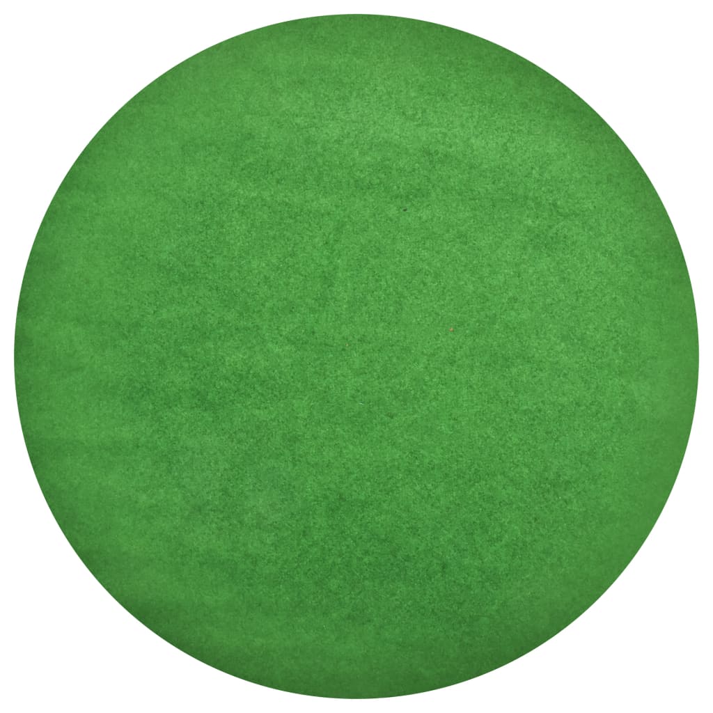 vidaXL Artificial Grass with Studs Dia.130 cm Green Round