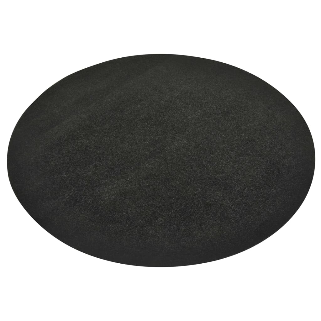 vidaXL Gazon artificiel avec picots Dia.170 cm Anthracite Rond