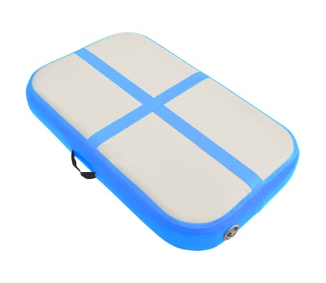 vidaXL Στρώμα Ενόργανης Φουσκωτό Μπλε 60 x 100 x 10 εκ. PVC με Τρόμπα