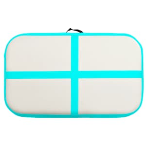 Nafukovací žíněnka s pumpou 60 x 100 x 10 cm PVC zelená - obrázek 5